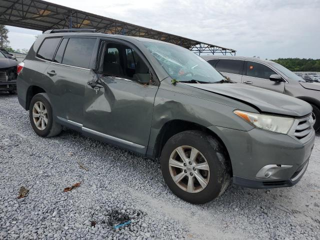 5TDBK3EH3CS135574 - 2012 TOYOTA HIGHLANDER BASE GREEN photo 4