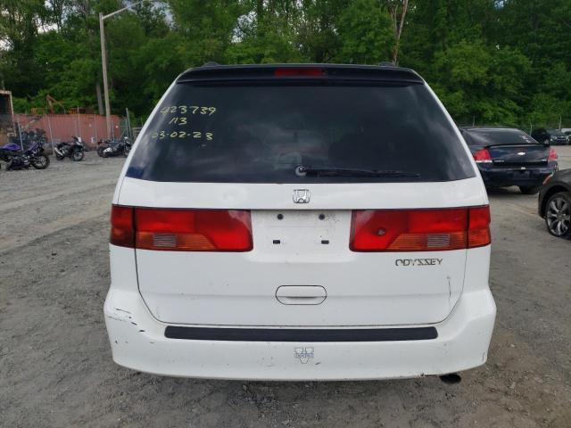 2HKRL1851YH527838 - 2000 HONDA ODYSSEY LX WHITE photo 6