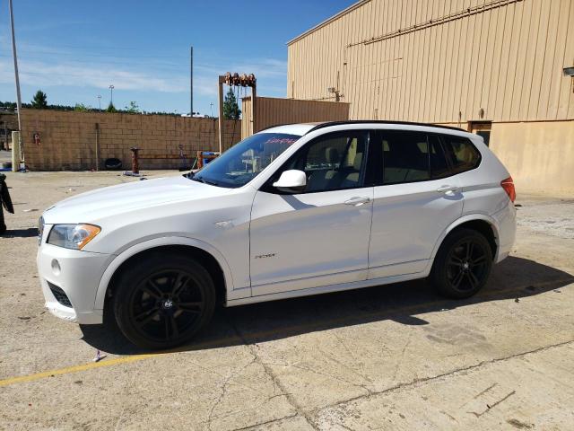 5UXWX9C50E0D16833 - 2014 BMW X3 XDRIVE28I WHITE photo 1