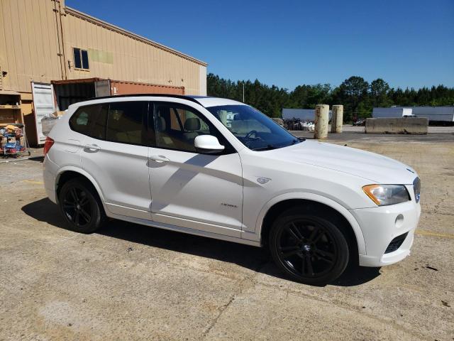 5UXWX9C50E0D16833 - 2014 BMW X3 XDRIVE28I WHITE photo 4