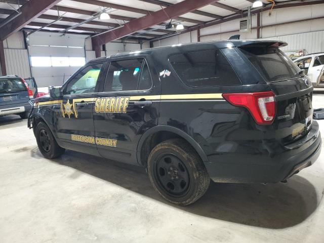 1FM5K8AR5HGC63188 - 2017 FORD EXPLORER POLICE INTERCEPTOR أسود صورة 2