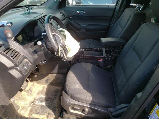 1FM5K8AR5HGC63188 - 2017 FORD EXPLORER POLICE INTERCEPTOR أسود صورة 7