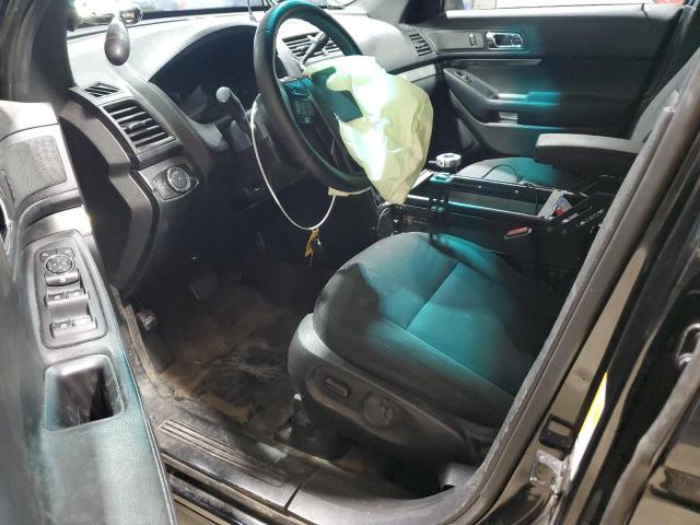 1FM5K8AR5HGC63188 - 2017 FORD EXPLORER POLICE INTERCEPTOR أسود صورة 8