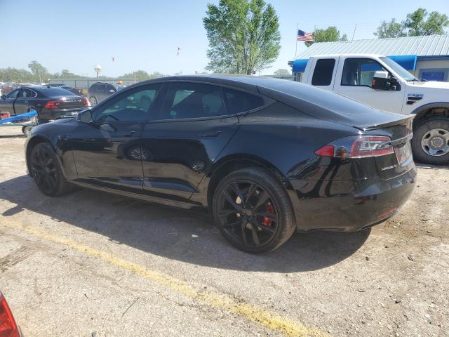 5YJSA1E44JF291466 - 2018 TESLA MODEL S შავი ფოტო 2