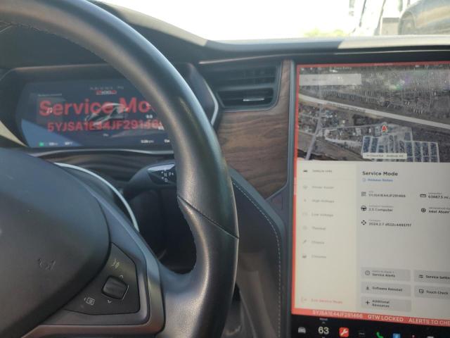 5YJSA1E44JF291466 - 2018 TESLA MODEL S შავი ფოტო 9