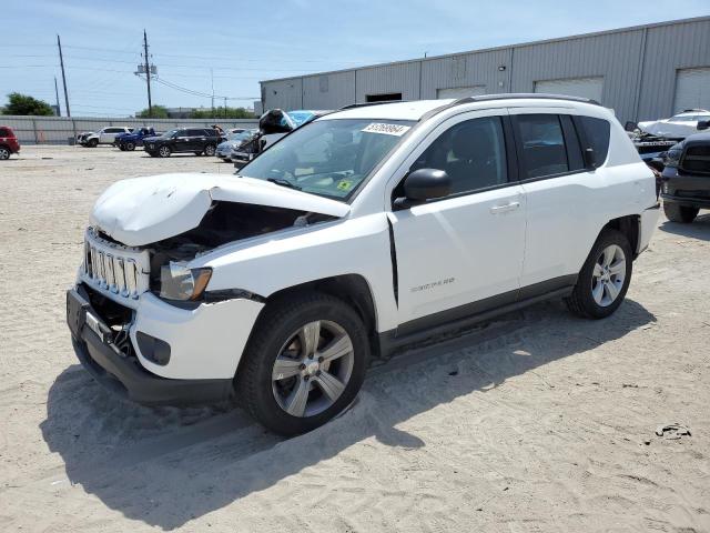 1C4NJCBA0HD124543 - 2017 JEEP COMPASS SPORT WHITE photo 1