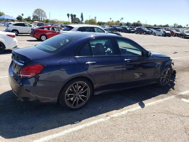 WDDWF6EB0LR561889 - 2020 MERCEDES-BENZ C 43 AMG BLUE photo 3