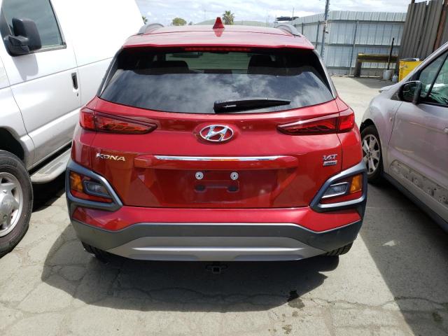 KM8K5CA50LU427466 - 2020 HYUNDAI KONA ULTIMATE RED photo 6