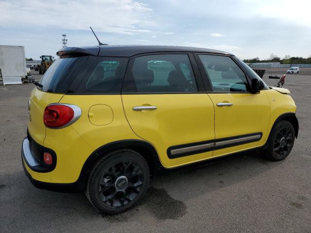 ZFBCFADH4FZ033821 - 2015 FIAT 500L TREKKING YELLOW photo 3