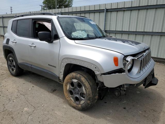 ZACCJBAB1JPG99351 - 2018 JEEP RENEGADE SPORT SILVER photo 4