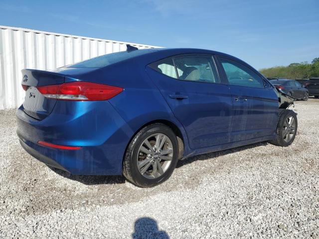 5NPD84LF4JH384564 - 2018 HYUNDAI ELANTRA SEL BLUE photo 3