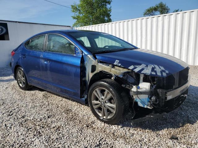 5NPD84LF4JH384564 - 2018 HYUNDAI ELANTRA SEL BLUE photo 4