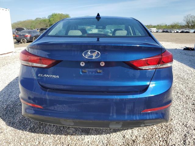 5NPD84LF4JH384564 - 2018 HYUNDAI ELANTRA SEL BLUE photo 6