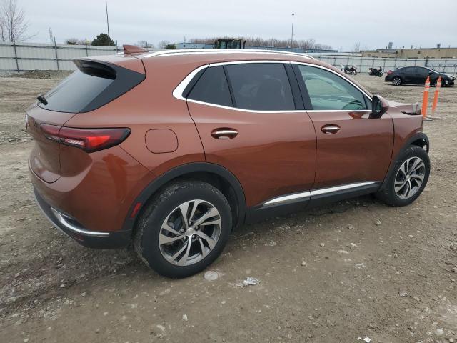 LRBFZPR49MD053551 - 2021 BUICK ENVISION ESSENCE Շագանակագույն լուսանկար 3