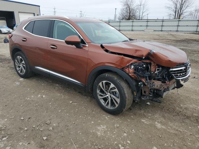 LRBFZPR49MD053551 - 2021 BUICK ENVISION ESSENCE Շագանակագույն լուսանկար 4