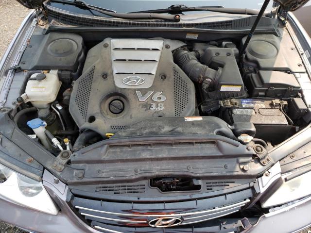 KMHFC46F38A255635 - 2008 HYUNDAI AZERA SE SILVER photo 11