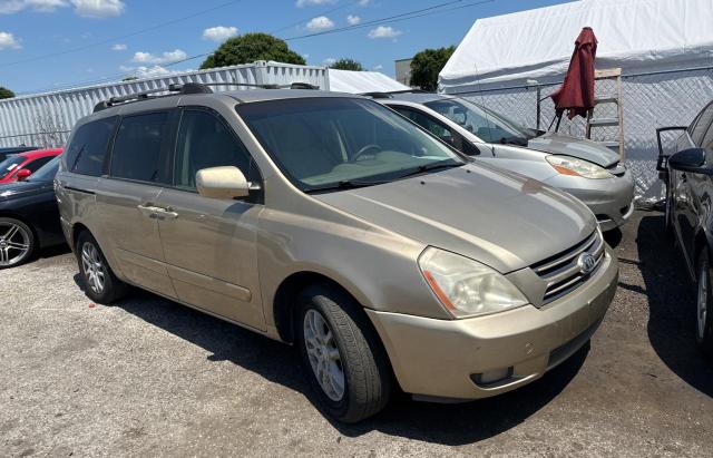 KNDMB233X86193585 - 2008 KIA SEDONA EX GOLD photo 1