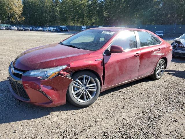 4T1BD1FK0GU177724 - 2016 TOYOTA CAMRY HYBRID RED photo 1