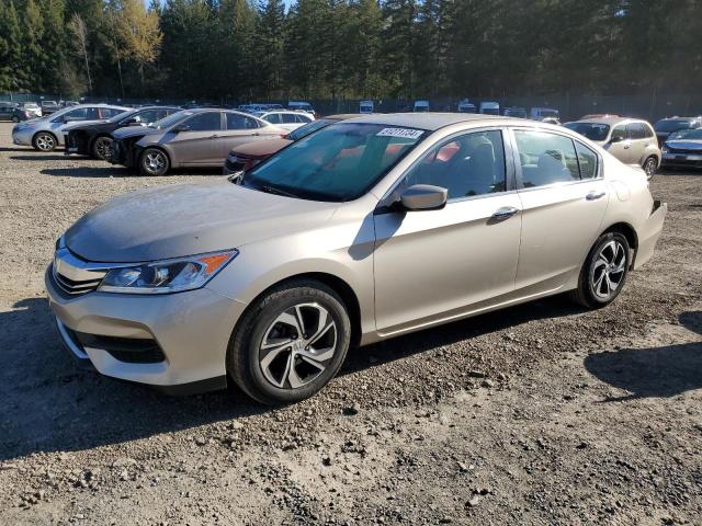 1HGCR2F37GA235369 - 2016 HONDA ACCORD LX SILVER photo 1