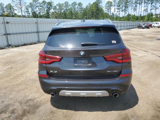 5UXTY3C05L9D50633 - 2020 BMW X3 SDRIVE30I BLACK photo 6