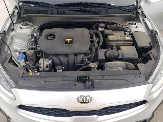 3KPF24ADXKE045289 - 2019 KIA FORTE FE SILVER photo 11