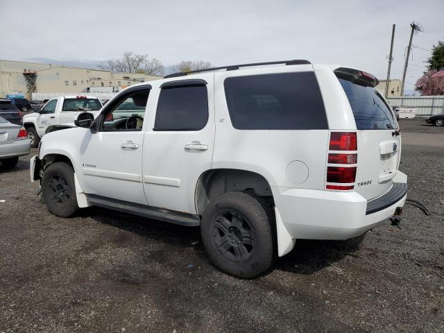 1GNEK13017J142029 - 2007 CHEVROLET TAHOE K1500 WHITE photo 2