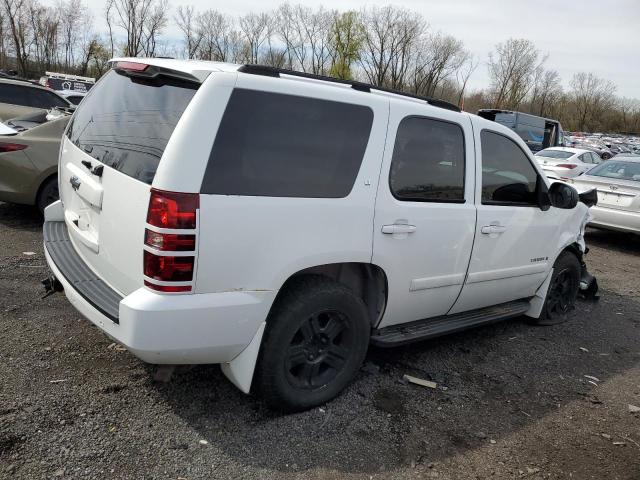 1GNEK13017J142029 - 2007 CHEVROLET TAHOE K1500 WHITE photo 3