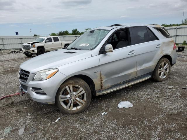 4JGDA5HB5CA015850 - 2012 MERCEDES-BENZ ML 350 4MATIC SILVER photo 1