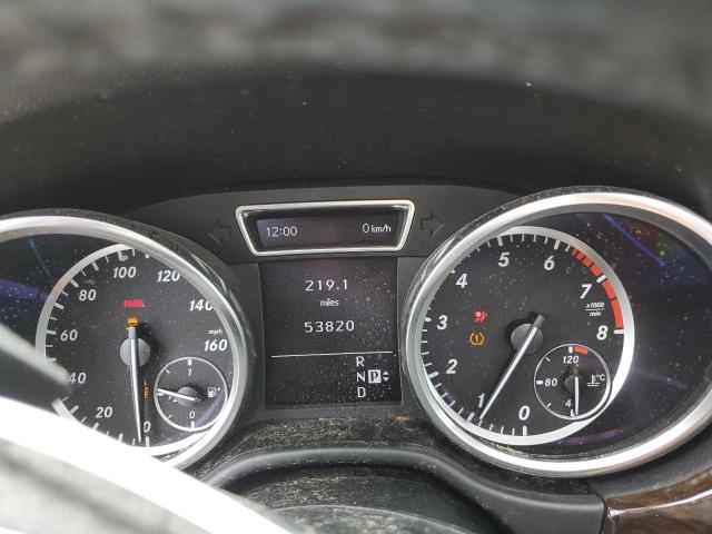 4JGDA5HB5CA015850 - 2012 MERCEDES-BENZ ML 350 4MATIC SILVER photo 9