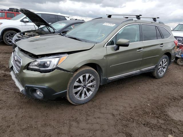 4S4BSETC2H3432374 - 2017 SUBARU OUTBACK TOURING GREEN photo 1