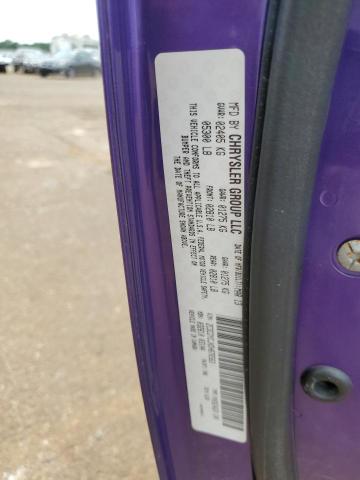 2C3CDYCJXDH676563 - 2013 DODGE CHALLENGER SRT-8 紫色 照片 12