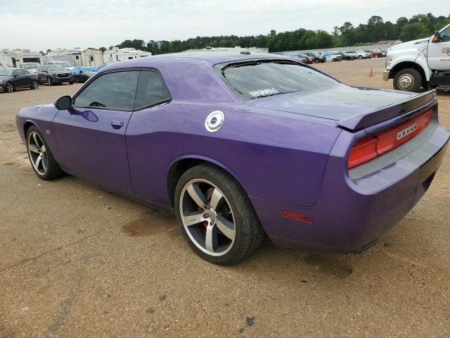 2C3CDYCJXDH676563 - 2013 DODGE CHALLENGER SRT-8 PURPLE photo 2