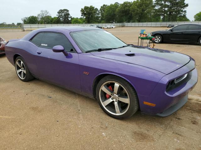 2C3CDYCJXDH676563 - 2013 DODGE CHALLENGER SRT-8 PURPLE photo 4