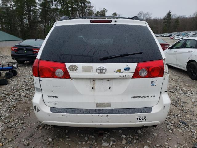 5TDZA23C86S477416 - 2006 TOYOTA SIENNA CE WHITE photo 6