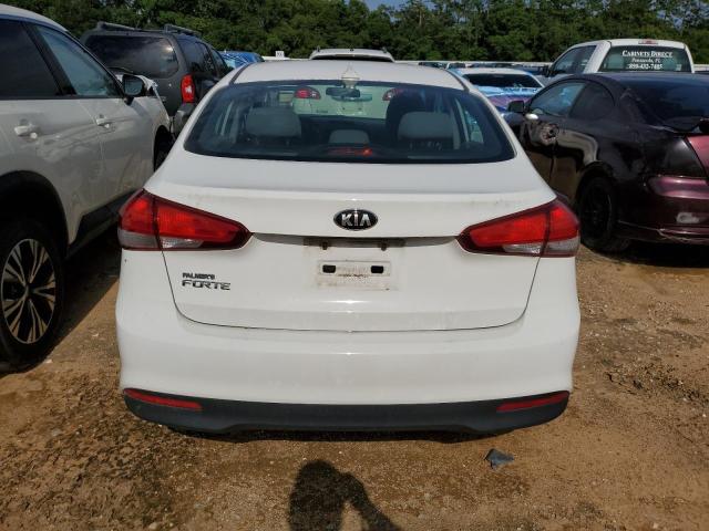 3KPFK4A77HE060593 - 2017 KIA FORTE LX WHITE photo 6