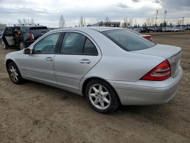 WDBRF61J72F182407 - 2002 MERCEDES-BENZ C 240 SILVER photo 2