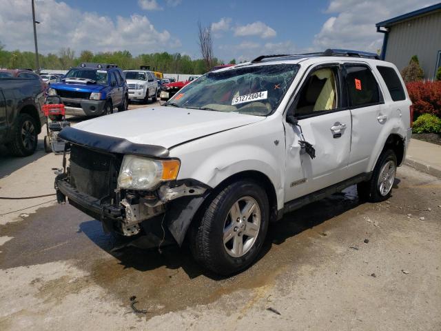 1FMCU94158KC22909 - 2008 FORD ESCAPE LIMITED WHITE photo 1