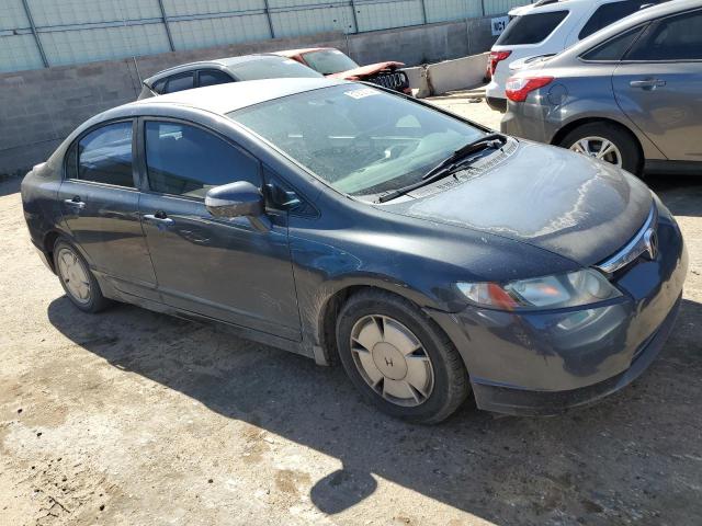 JHMFA36257S000817 - 2007 HONDA CIVIC HYBRID BLUE photo 4