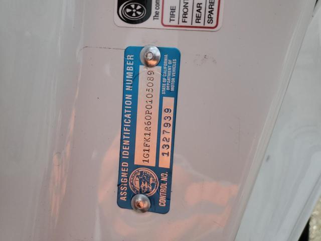 1G1FK1R60P0105089 - 2023 CHEVROLET CAMARO ZL1 白色 照片 12