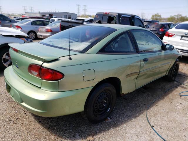 1G1JC124627305023 - 2002 CHEVROLET CAVALIER GREEN photo 3