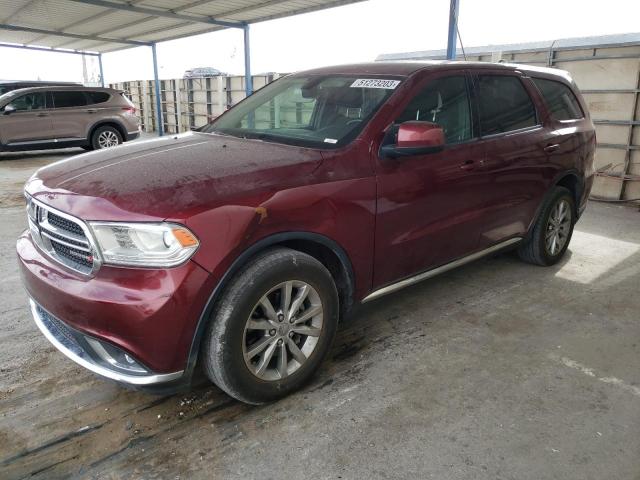 1C4RDHAG6JC455960 - 2018 DODGE DURANGO SXT MAROON photo 1