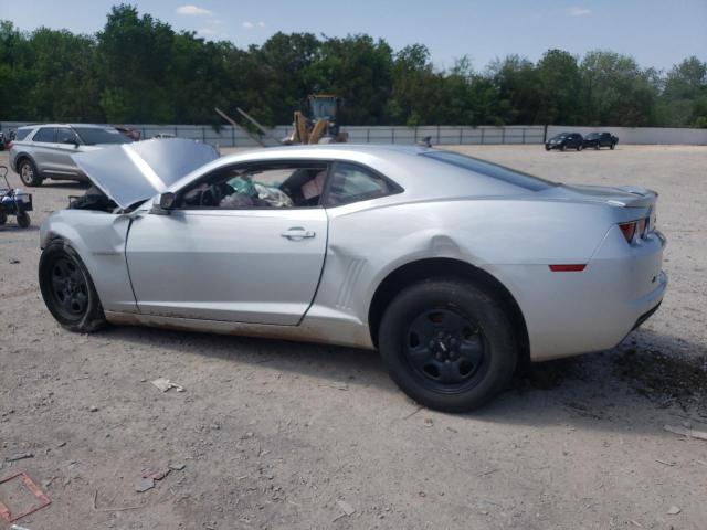 2G1FA1E34D9150326 - 2013 CHEVROLET CAMARO LS SILVER photo 2