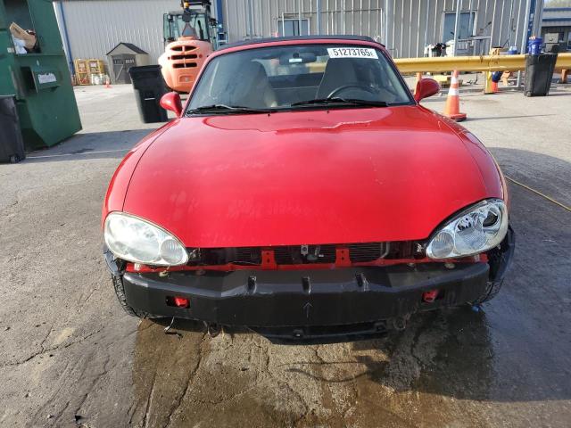 JM1NB353120226300 - 2002 MAZDA MX-5 MIATA BASE RED photo 5