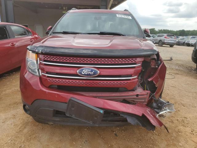 1FM5K7F87FGC24027 - 2015 FORD EXPLORER LIMITED RED photo 5