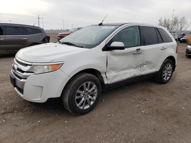 2FMDK3JC1BBB54929 - 2011 FORD EDGE SEL WHITE photo 1