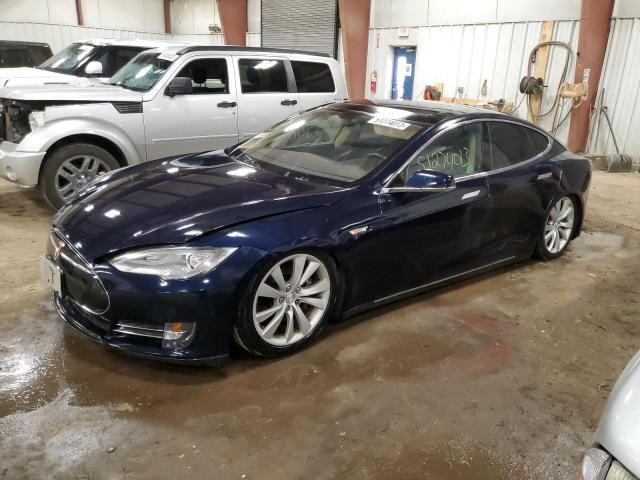 5YJSA1DN0CFP01810 - 2012 TESLA MODEL S Կապույտ լուսանկար 1