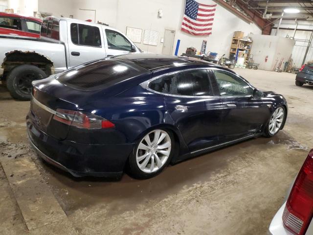 5YJSA1DN0CFP01810 - 2012 TESLA MODEL S Կապույտ լուսանկար 3