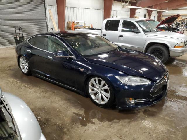 5YJSA1DN0CFP01810 - 2012 TESLA MODEL S Կապույտ լուսանկար 4