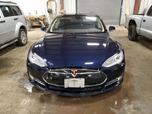 5YJSA1DN0CFP01810 - 2012 TESLA MODEL S Կապույտ լուսանկար 5