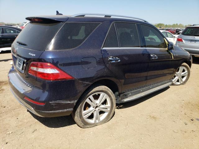 4JGDA5HBXDA212255 - 2013 MERCEDES-BENZ ML 350 4MATIC BLUE photo 3